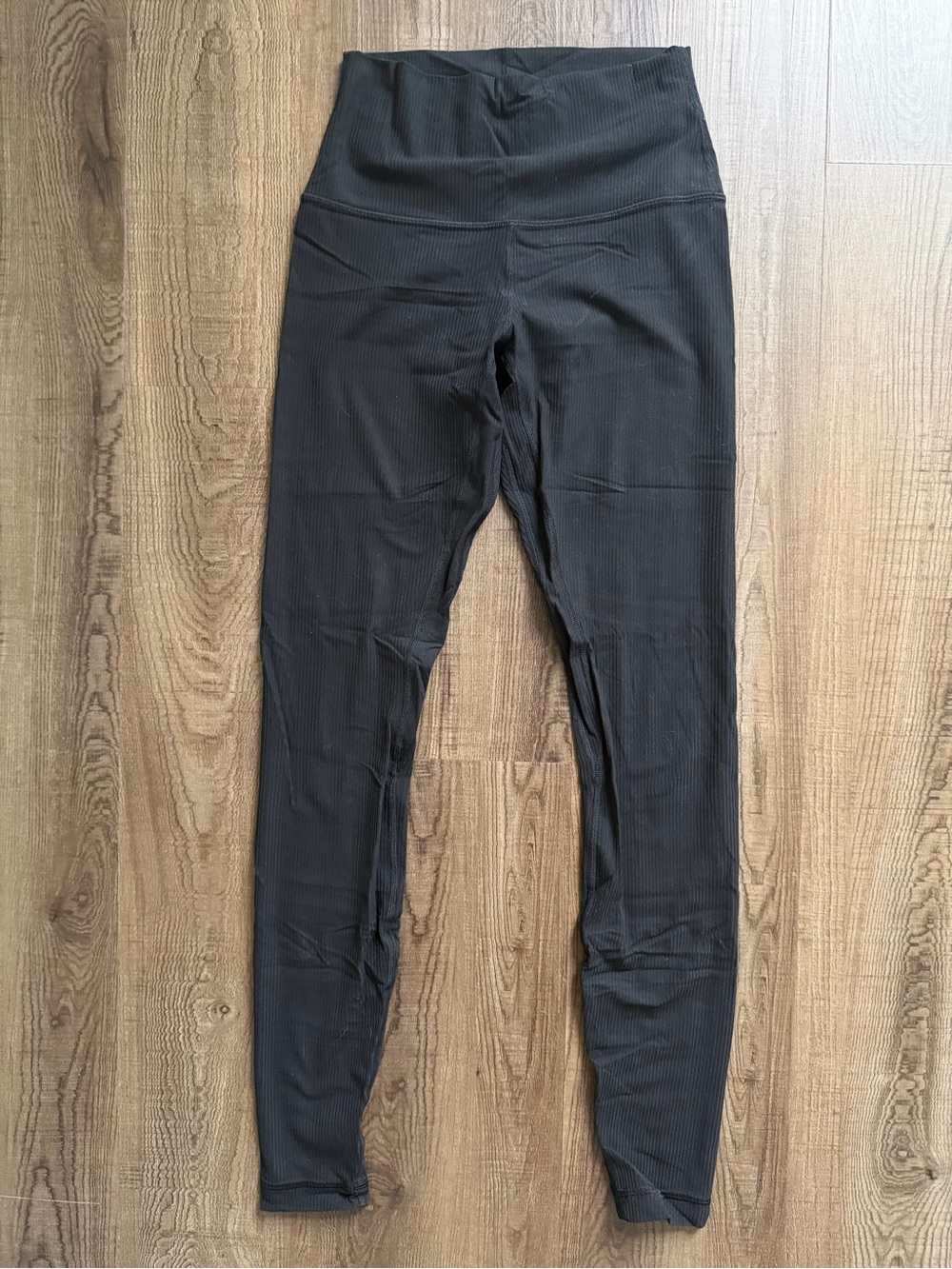Lululemon High-Waist Ribbed Leggings